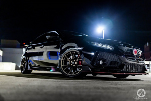 2020 Honda Civic with 18x9.5 wheels