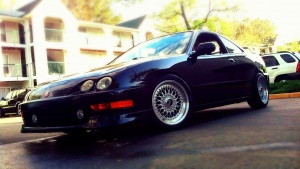 2001 Acura Integra with 16x7.5 BBS RS wheels
