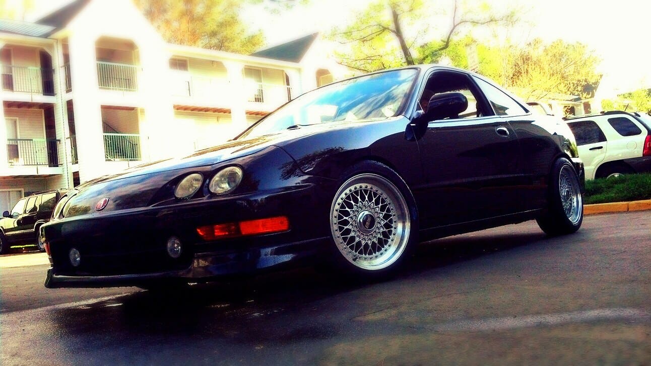 2001 Acura Integra with 16x7.5 BBS RS wheels
