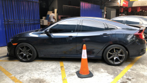 2020 Honda Civic with 18x9.5 wheels
