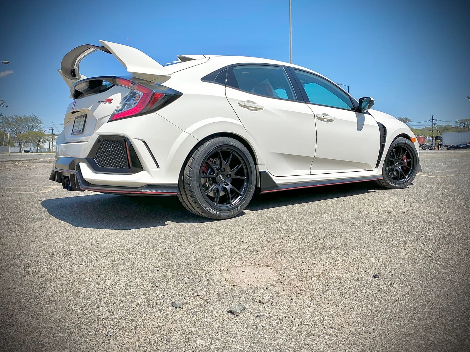 2020 Honda Civic with 18x9.5 wheels