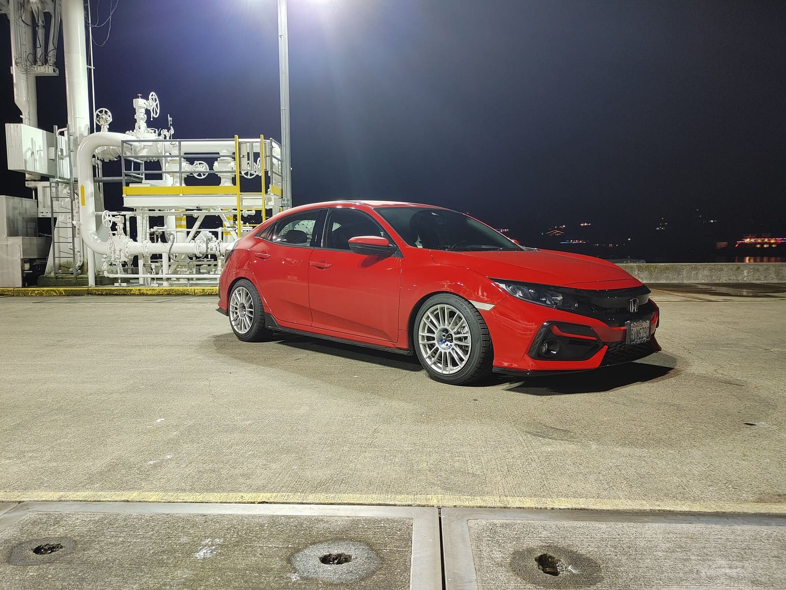 2020 Honda Civic with 17x9.5 Spoon Sports Cr93 wheels