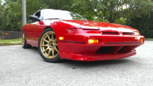 1989 Nissan S13 with 17x8.25 XXR 527 wheels