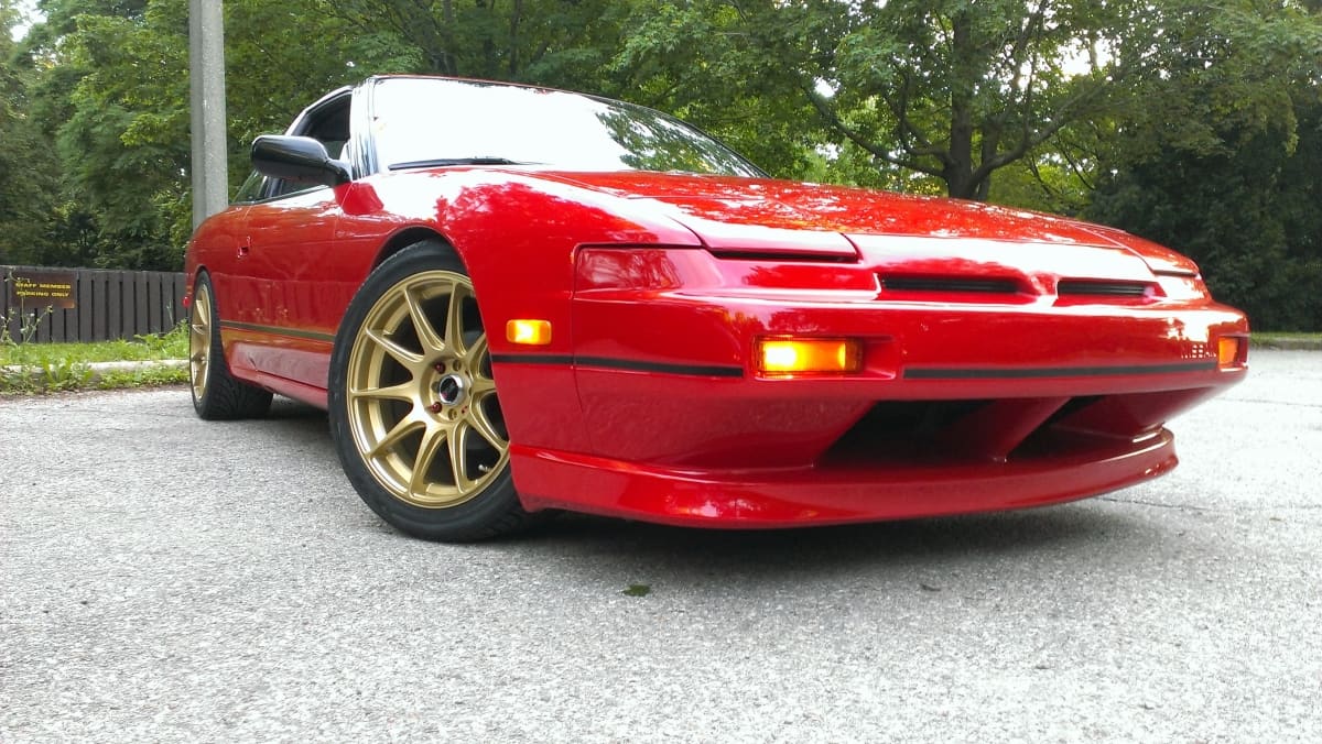 1989 Nissan S13 with 17x8.25 XXR 527 wheels