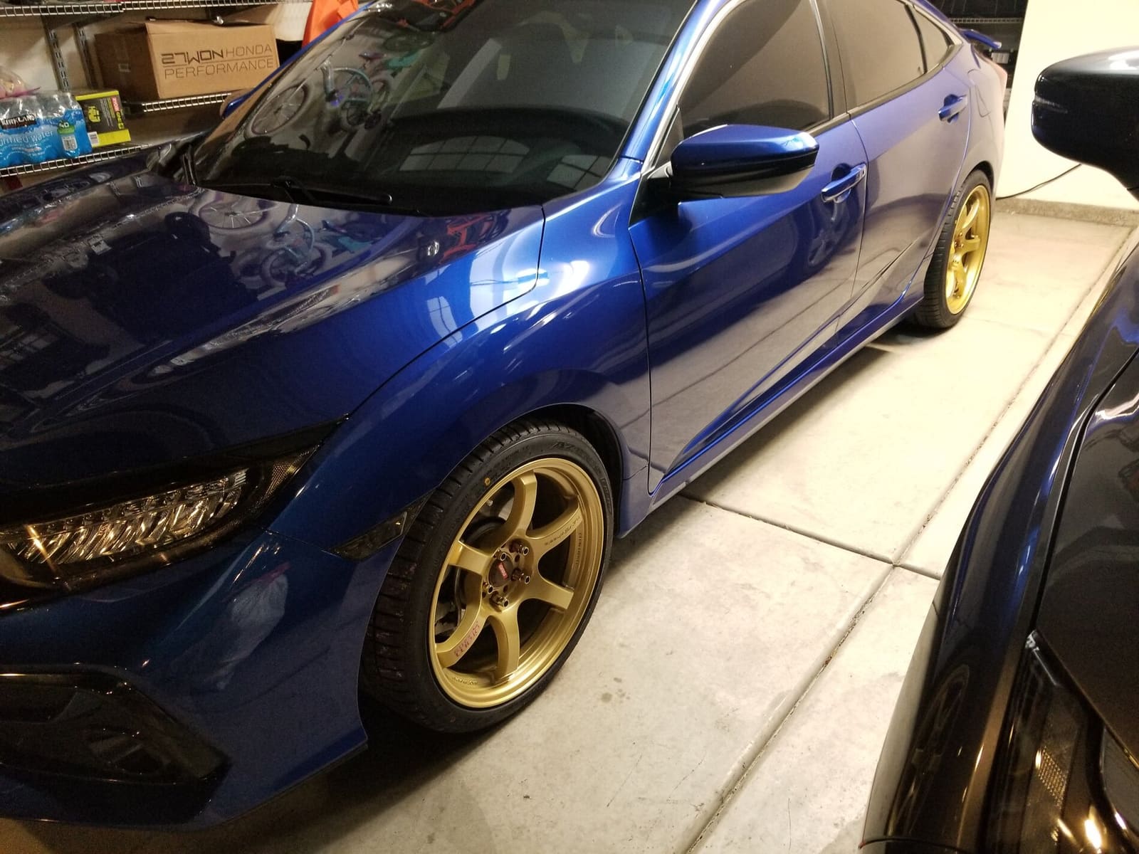2020 Honda Civic with 18x9.5 wheels