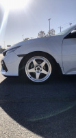 2020 Honda Civic with 18x9 wheels