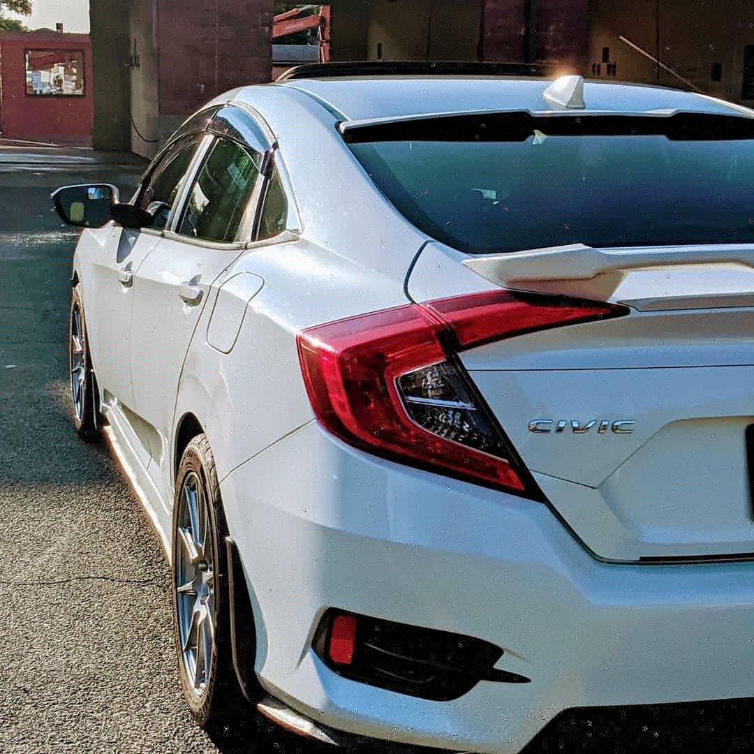 2016 Honda Civic with 17x8 wheels