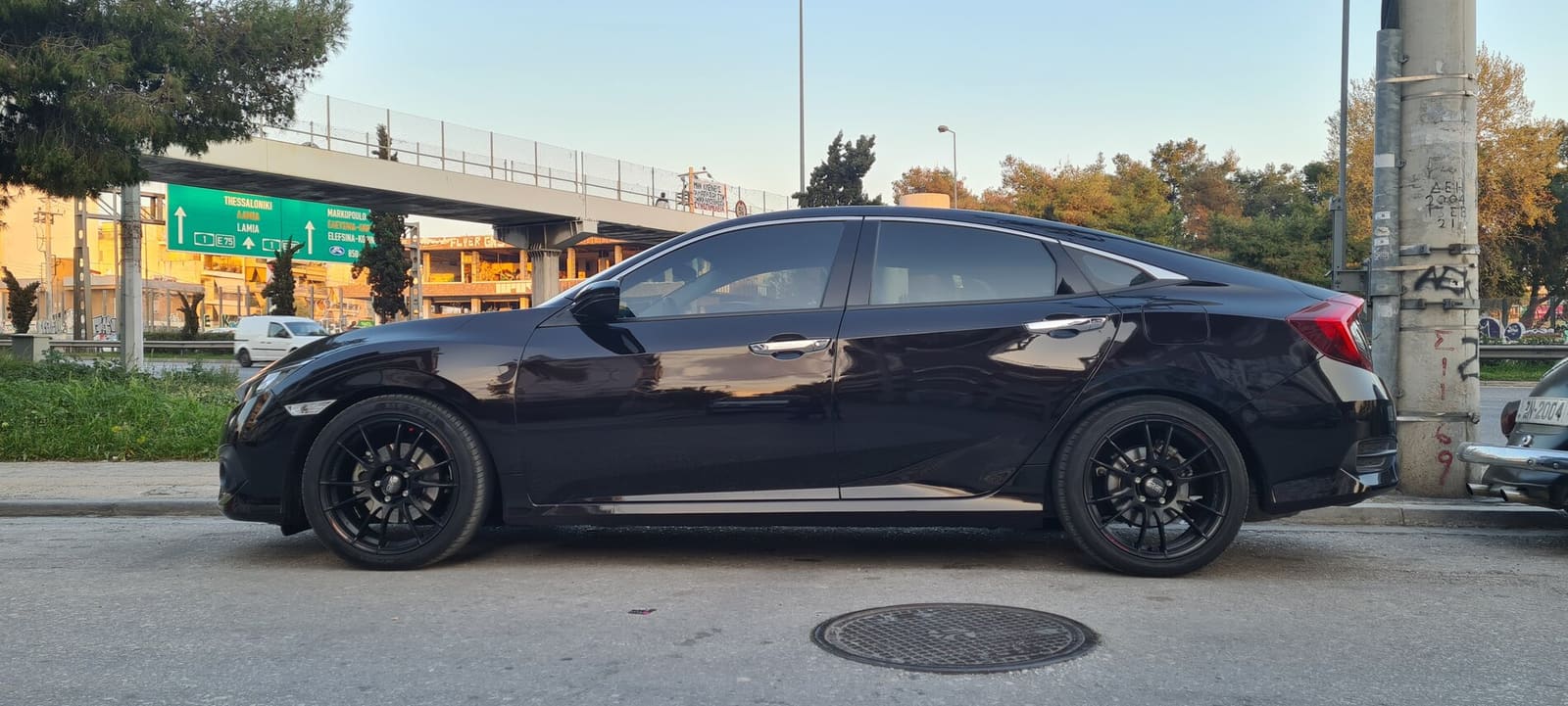 2020 Honda Civic with 18x8 Ultraleggera wheels