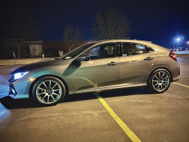 2019 Honda Civic with 18x8.5 wheels
