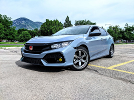 2019 Honda Civic with 18x8 wheels