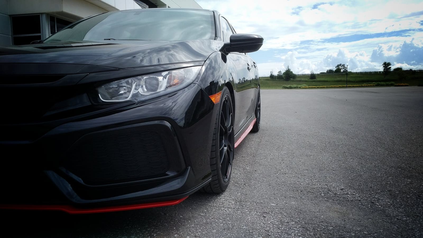 2017 Honda Civic with 18x8 Ultraleggera wheels