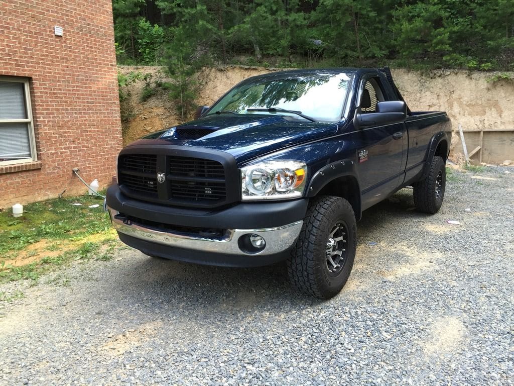 2015 RAM 2500 with 17x9 wheels