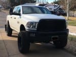 2011 Dodge Ram 2500 with 20x10 wheels