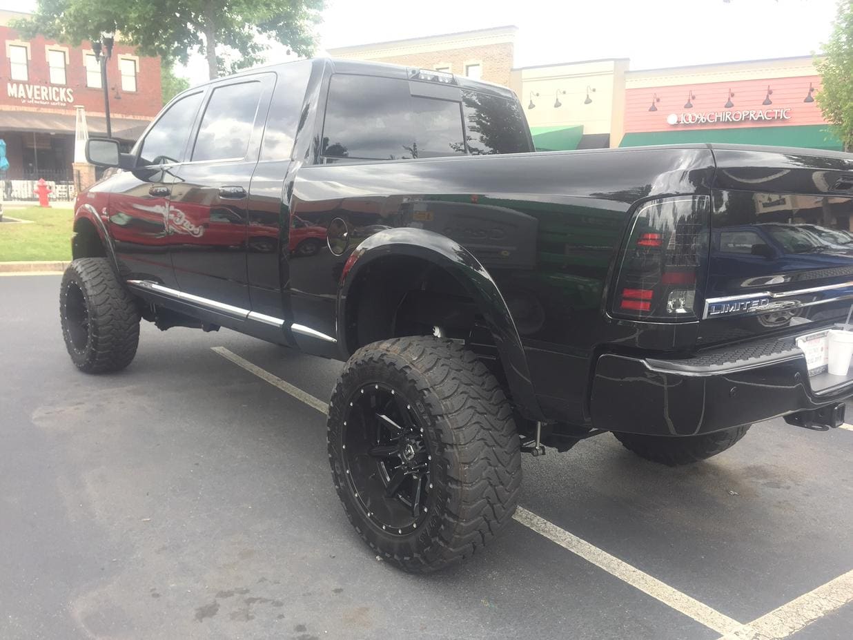 2017 RAM 2500 with 22x12 wheels