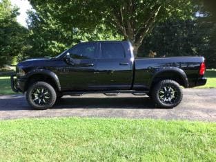 2016 RAM 2500 with 20x10 wheels