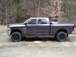 2018 RAM 2500 with 18x9 wheels