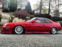 2000 Honda Prelude with 17x8 Work Vs-mx wheels