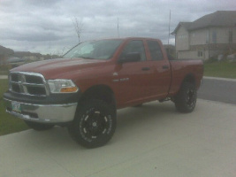 2009 Dodge Ram 1500 with 17x9 wheels