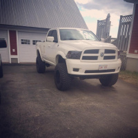 2009 Dodge Ram 1500 with 20x12 wheels