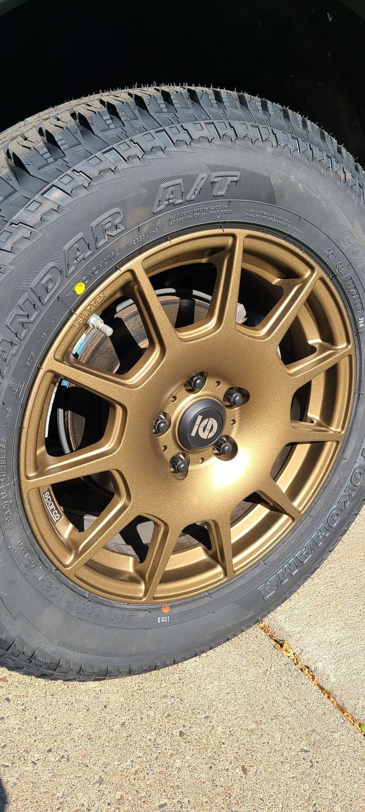 2018 Toyota RAV4 with 17x7.5 Terra wheels