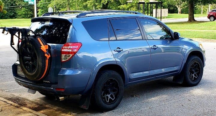 2011 Toyota RAV4 with 17x7 wheels