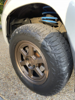 2007 Toyota RAV4 with 17x8 wheels
