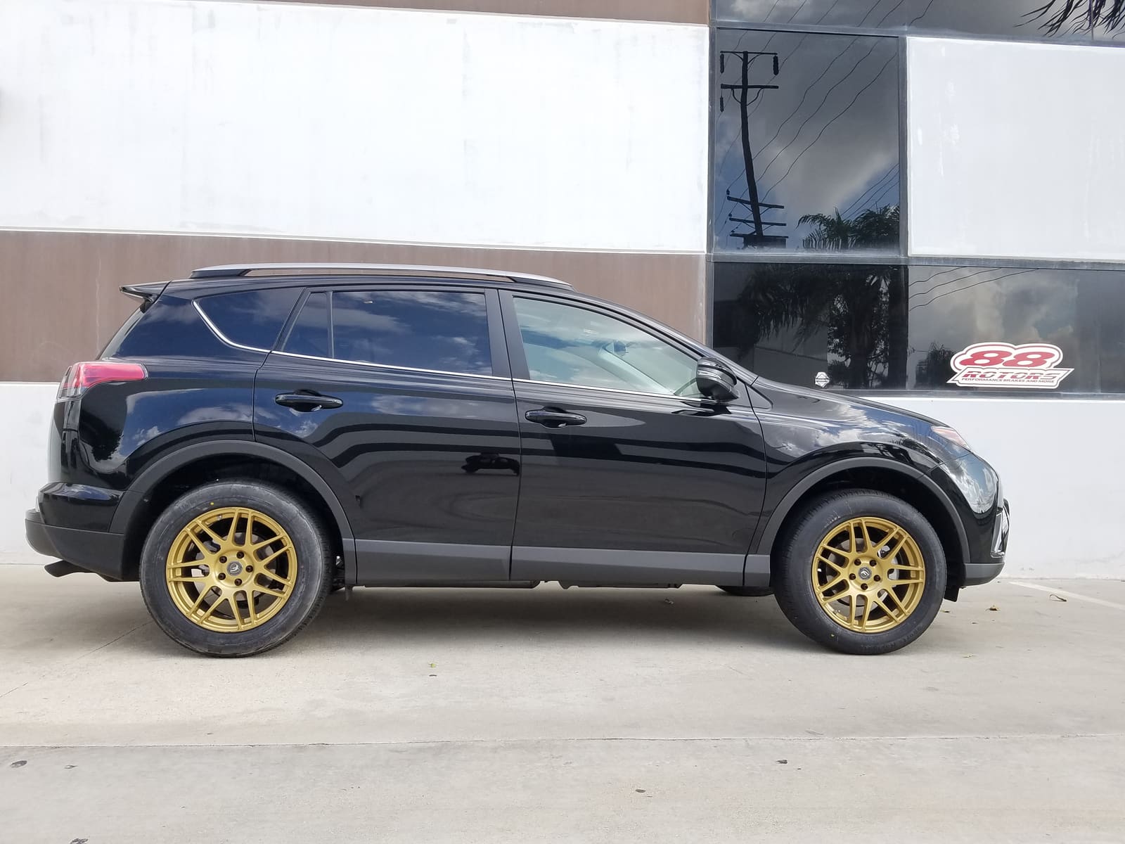 2016 Toyota RAV4 with 18x9 wheels