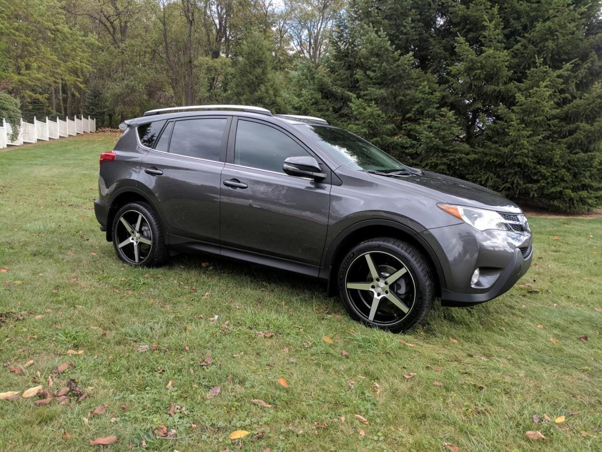 2016 Toyota RAV4 with 20x8.5 wheels