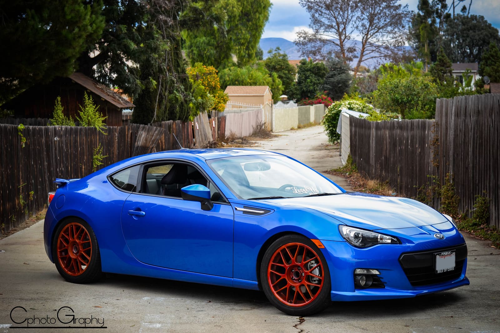 2013 Subaru BRZ with 18x7.5 BBS RC off GLI wheels