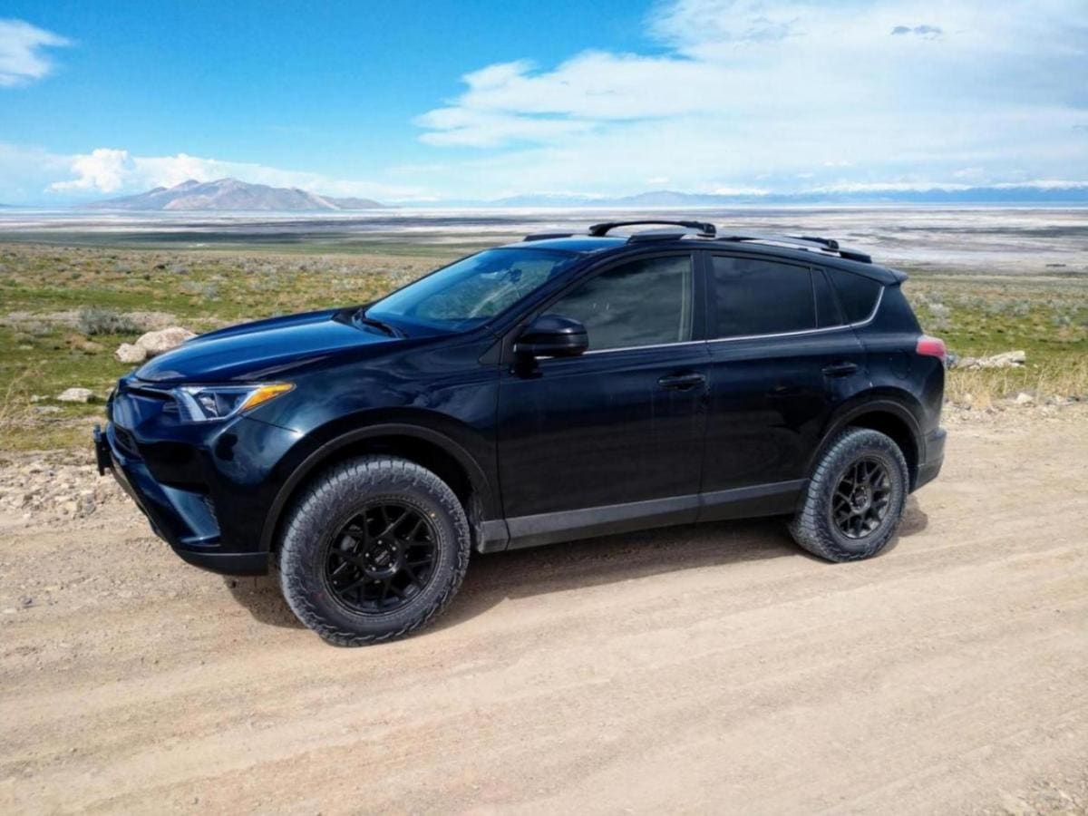 2018 Toyota RAV4 with 17x8 wheels