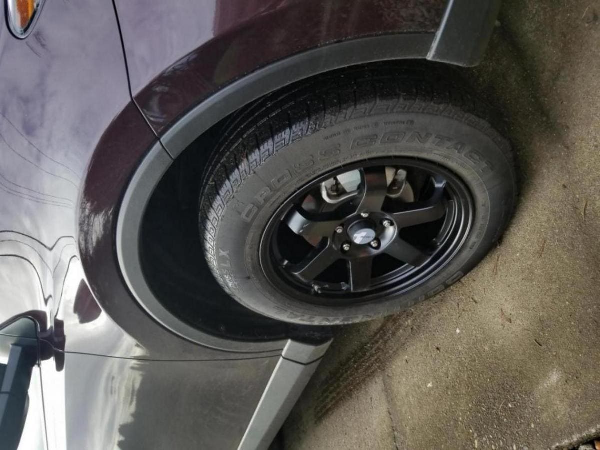 2018 Toyota RAV4 with 17x8 wheels