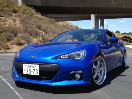 2013 Subaru BRZ with 18x9.5 Privat Kups wheels