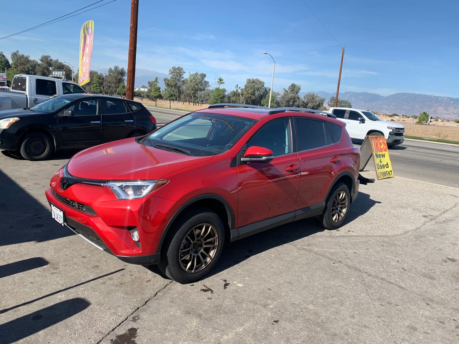 2019 Toyota RAV4 with 17x8 wheels