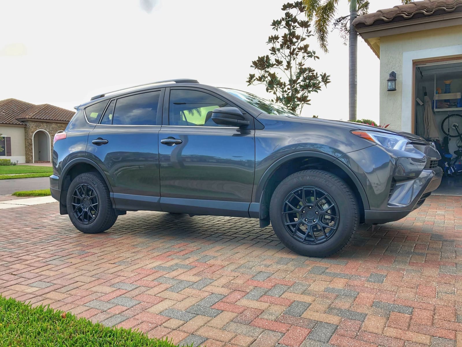 2018 Toyota RAV4 with 17x8 wheels