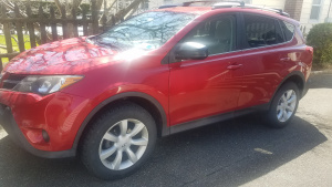 2019 Toyota RAV4 with Infiniti FX35 wheels