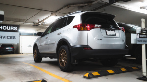 2021 Toyota RAV4 with 17x8 LP1 wheels