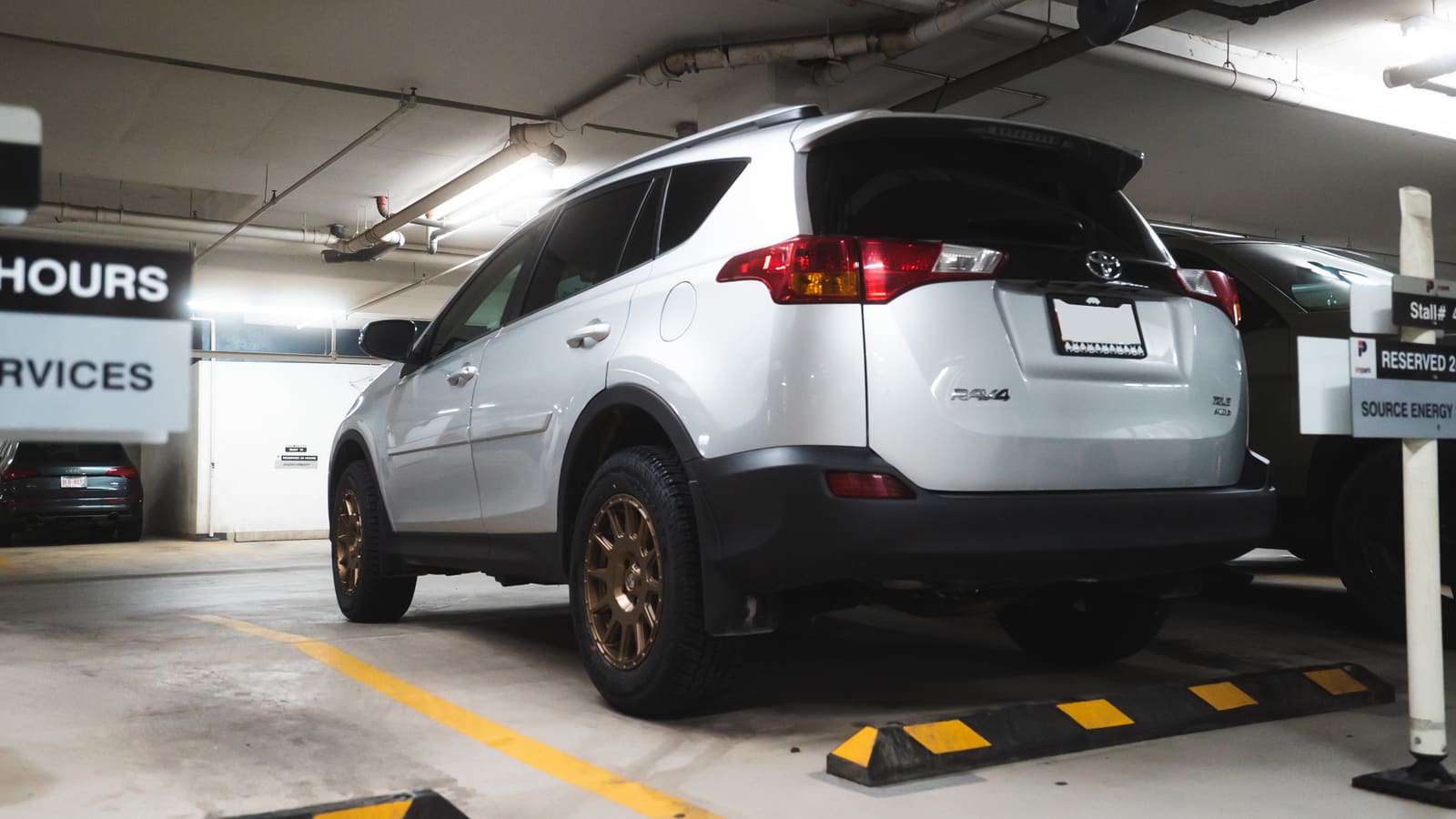2021 Toyota RAV4 with 17x8 LP1 wheels