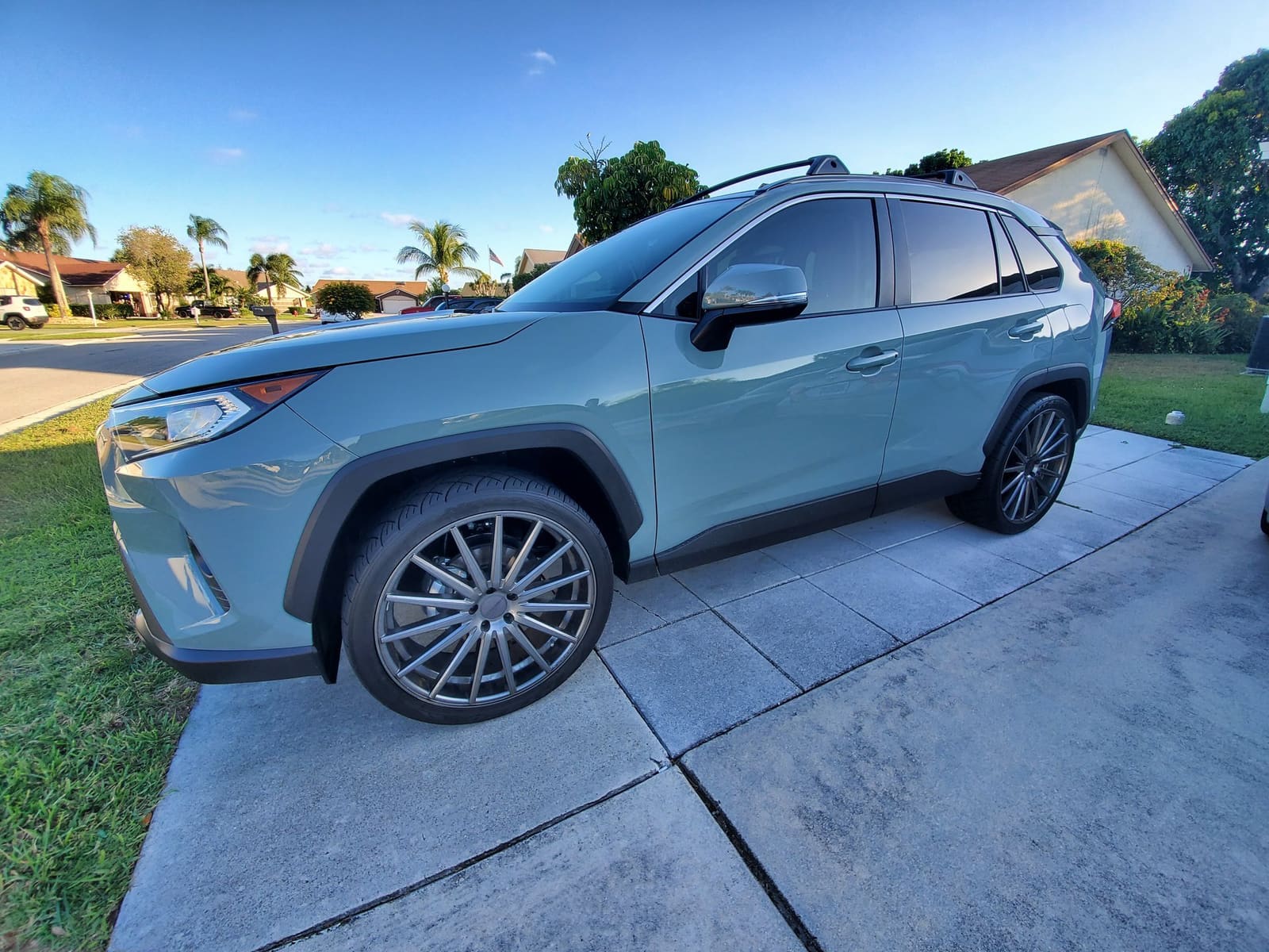 2019 Toyota RAV4 with 22x9 wheels