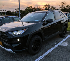 2019 Toyota RAV4 with 17x8 wheels