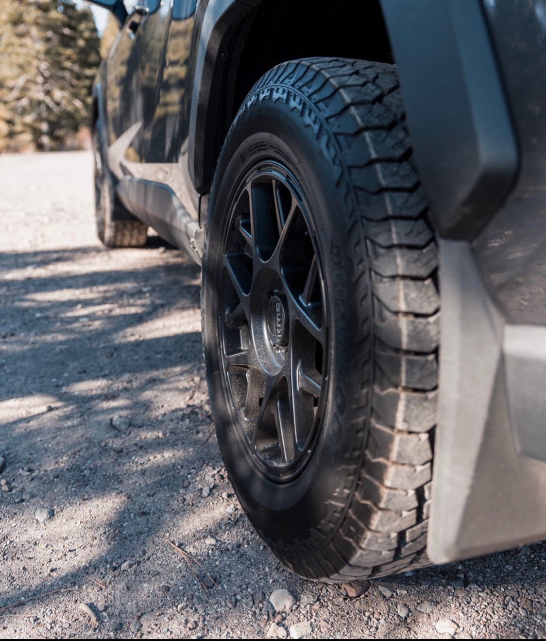 2018 Toyota RAV4 with 17x8 wheels