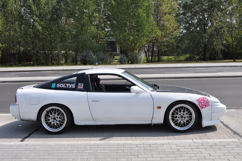 1992 Nissan S13 with 18x8.5 Volk Racing Evolution 4 wheels