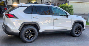 2018 Toyota RAV4 with 17x8 wheels
