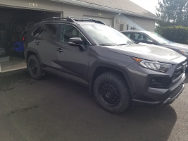 2020 Toyota RAV4 with 17x8 wheels