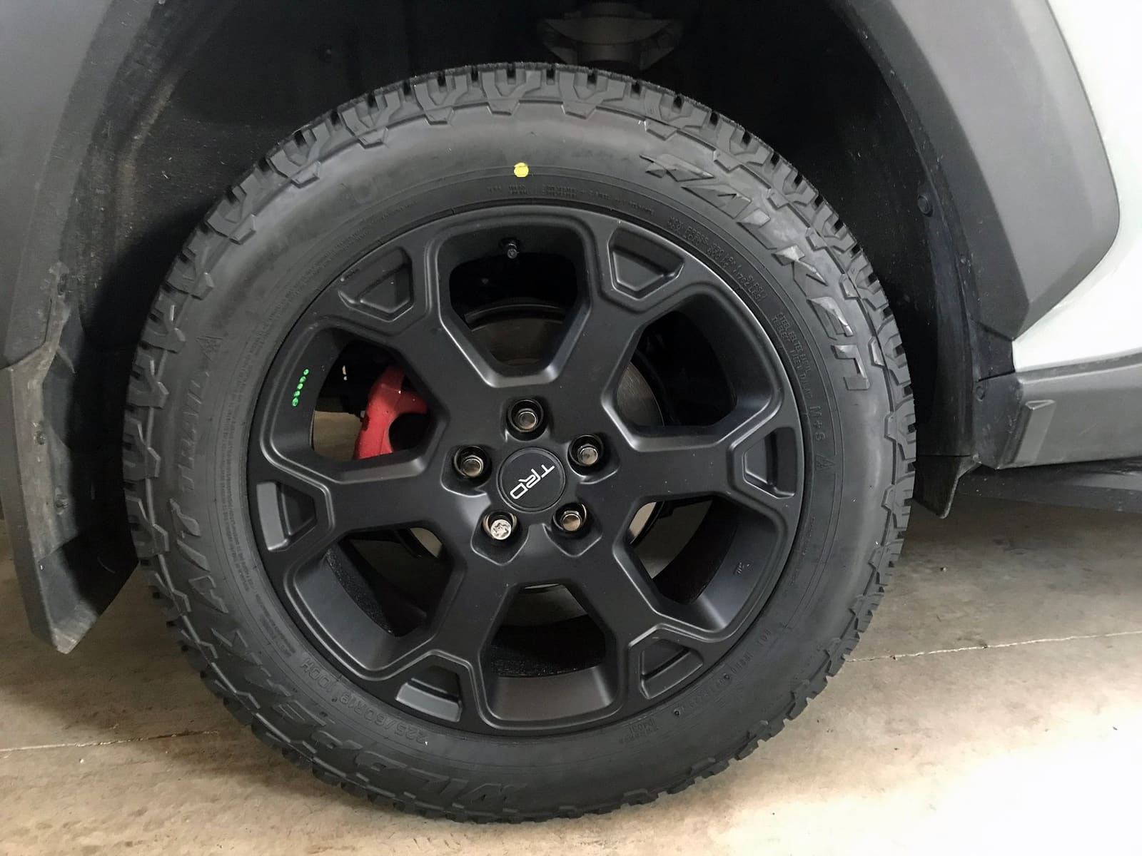 2019 Toyota RAV4 with TRD wheels