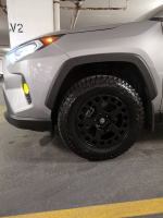 2020 Toyota RAV4 with 17x8 LP5 wheels
