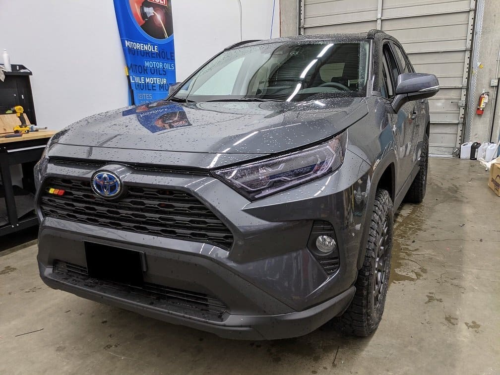 2021 Toyota RAV4 with 17x8 wheels
