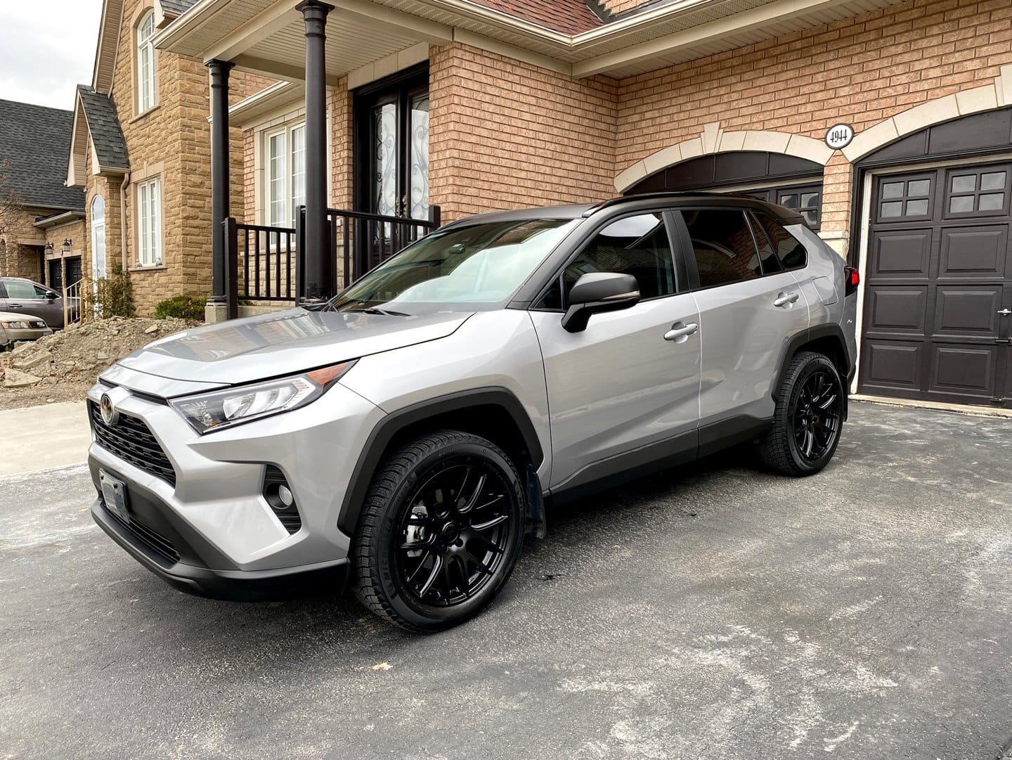 2020 Toyota RAV4 with 19x8.5 wheels