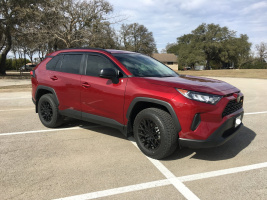 2021 Toyota RAV4 with 17x8 wheels