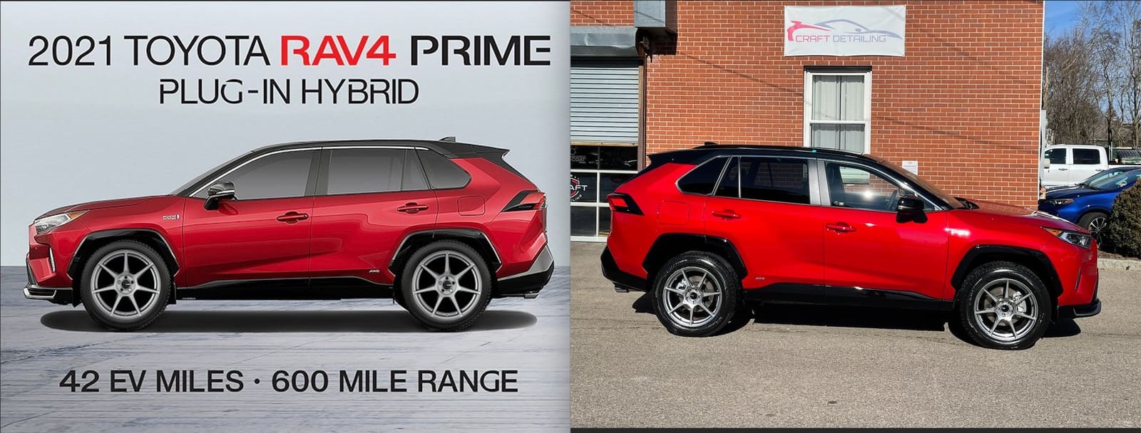 2021 Toyota RAV4 with 19x8.5 wheels