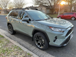 2021 Toyota RAV4 with 20x9 wheels